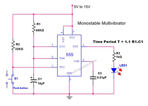 Monostable Schematic Diagram How To Make Monostable Circ