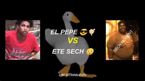 El Pepe 😎🤙🏻 y Ete Sech 😳 Remix ; (Letra) Chords - Chordify