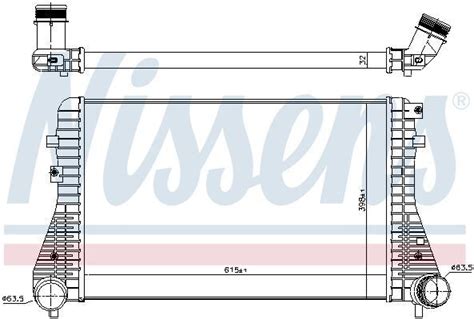 Ladeluftk Hler K Hler K Hlung Nissens F R Vw Tiguan N