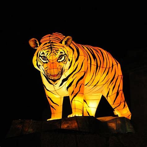 Customized Safari Zoo Simulated Chinese Silk Animal Lantern ...