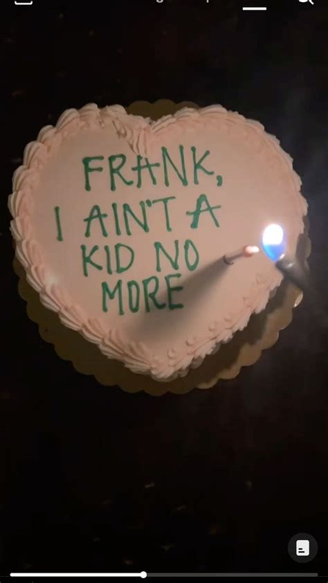 Frank Ocean Birthday Cake Frankocean Birthdaycake 18thbirthday Frankoceancake Ocean