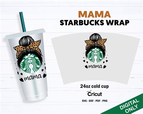 Starbucks Mama Svg Mama Svg Mom Starbucks Cup Starbucks Cold Cup Svg