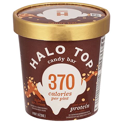 Halo Top Light Candy Bar Ice Cream 1 Pt Ice Cream Treats And Toppings Market Basket