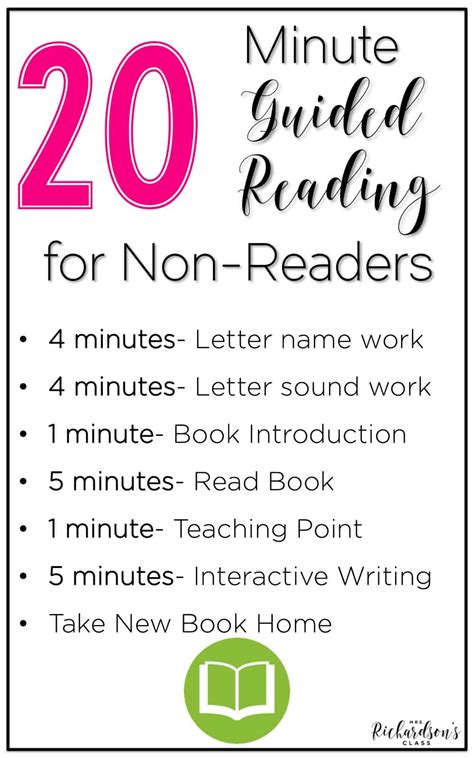 Guided Reading With Non Readers {and A Free Chart}