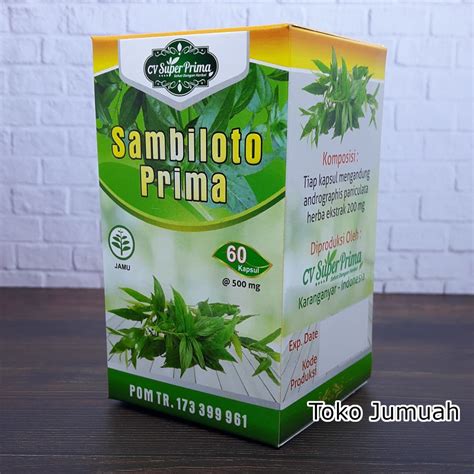 Jual Kapsul Daun Sambiloto Asli Shopee Indonesia