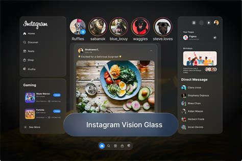 Instagram Spartial Design Figma