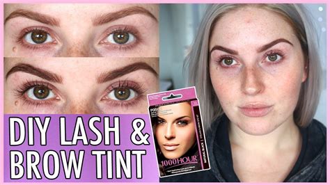 Lash Tint And Brow Dye At Home ⁉️😱 How To Diy Youtube