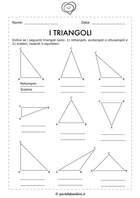 Schede Didattiche Geometria Portalebambini It