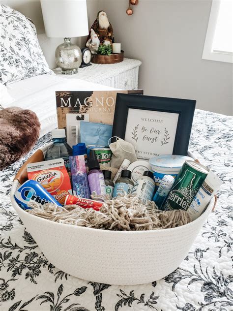 How To Create A Guest Room Welcome Basket Cathy Myers