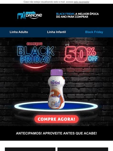 Mundo Danone BR COMEÇOU Black Friday até 50 OFF Milled