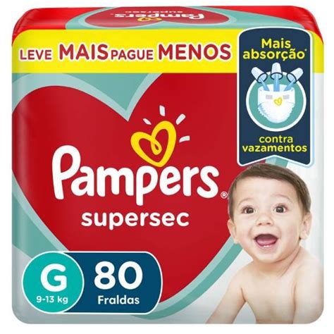 Fralda Pampers Supersec Jumbo G Panvel