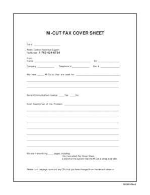 Fillable Online M CUT BFAX COVERb SHEET Contrex Fax Email Print