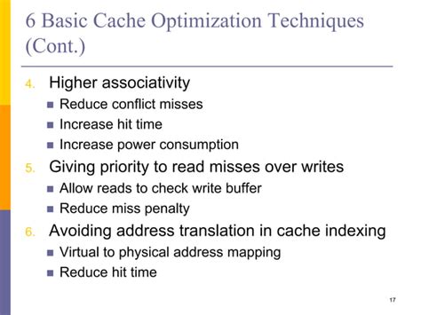 Cpu Memory Hierarchy And Caching Techniques Ppt