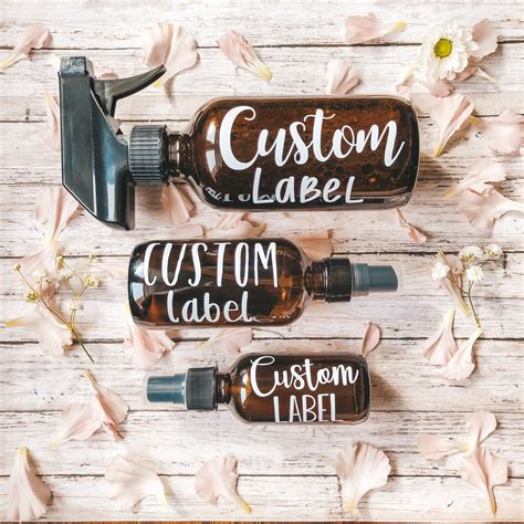 Printable Spray Bottle Labels