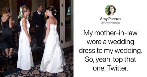 Wedding Fail Mother In Law Wedding Dress Mother In Law Wears Full On