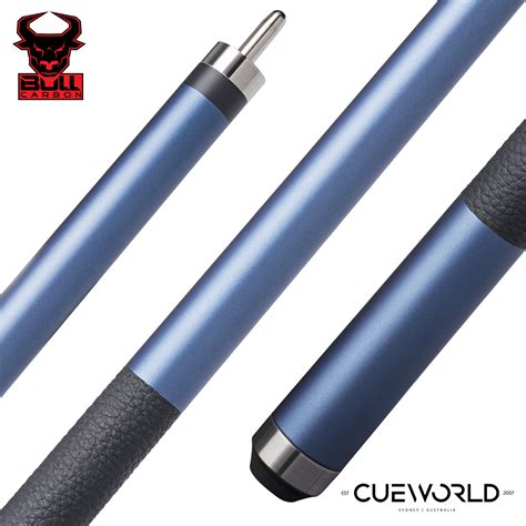 Bull Carbon Ld12 Blue Pool Cue With Bull Carbon Shaft