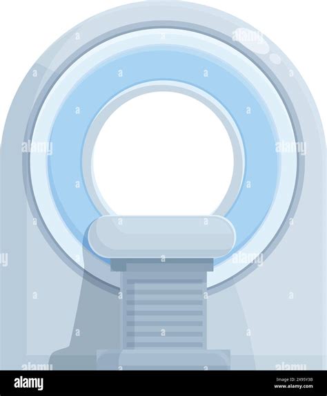 Flat Vector Illustration Of A Cuttingedge Magnetic Resonance Imaging