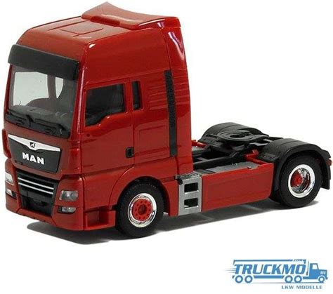 Herpa Man Tgx Xxl Euro C Truck Tractor Wine Red Truckmo Truck