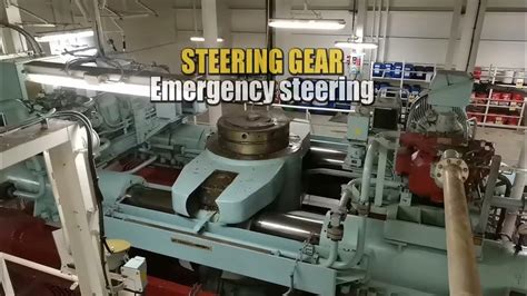 Steering Gear Emergency Steering Uasupply Youtube