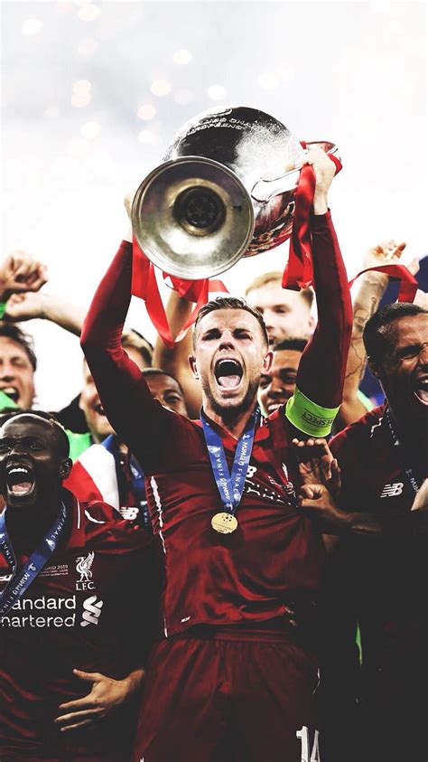 Jordan Henderson Champions League Final Champions League Trophy HD