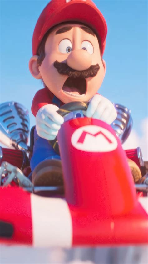 Mario, Kart, Racing, The Super Mario Bros., Movie, 2023, Animated, Animation HD Phone Wallpaper ...