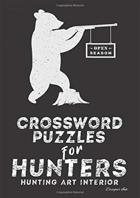 PDF Crossword Puzzles For Hunters Hunting Themed Art Interior Fun