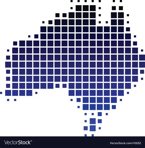 Map of australia Royalty Free Vector Image - VectorStock