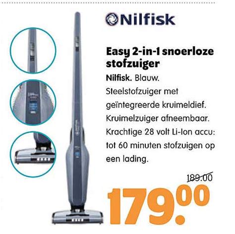 Easy In Snoerloze Stofzuiger Nilfisk Aanbieding Bij Plentyparts