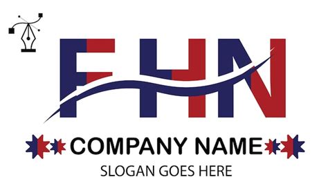 Premium Vector Fhn Letter Logo