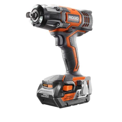 Ridgid Volt In Impact Wrench Kit R Kn The Home Depot