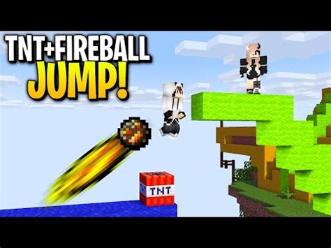 INSANE TNT FIREBALL Jump Made Me Win In BEDWARS YouTube