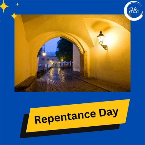 Repentance Day – How to Abroad