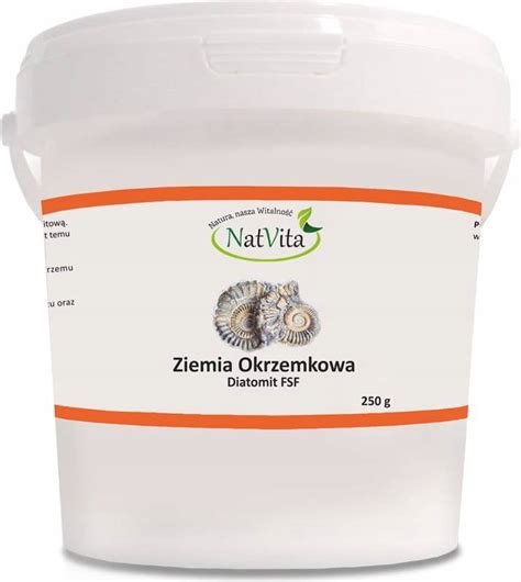 Ziemia Okrzemkowa Diatomit FSF 250g NatVita Z USA 04897 250G Cena