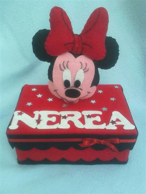 CAJA DE MINNIE MOUSE Como Decorar Cajas Minnie Cajas Decoradas