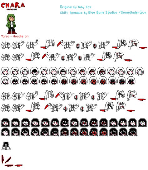 Pixilart Chara Sprite Sheet By Ink Man