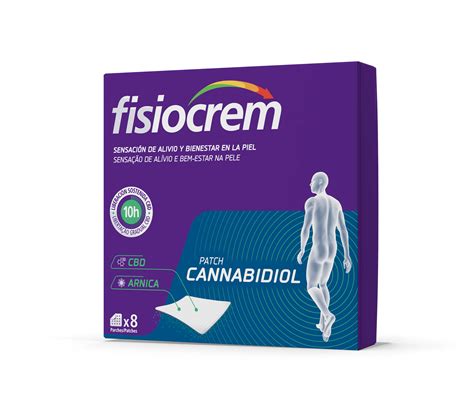 Fisiocrem Patch Cannabis Creme De Arnica E CBD Em Adesivos