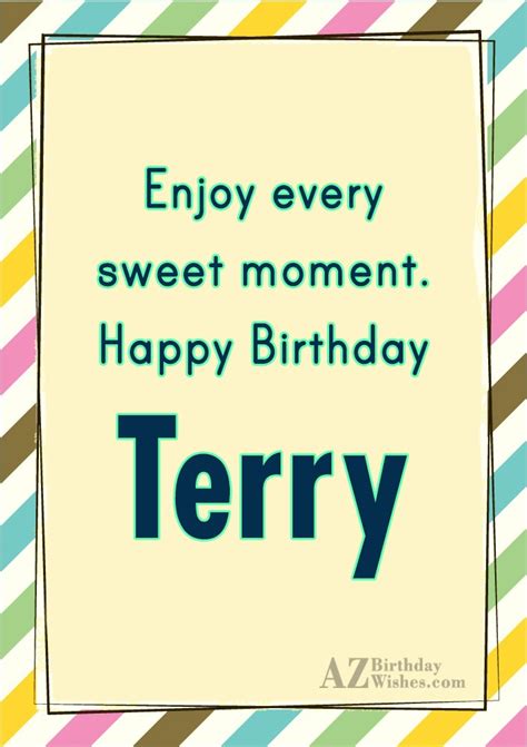 Happy Birthday Terry - AZBirthdayWishes.com