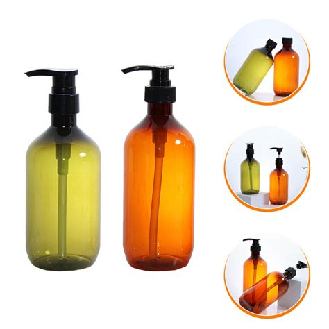 2 Pcs Soap Dispenser Small Liquid Containers Travel Cosmetic