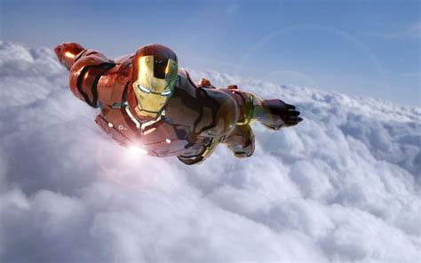 Iron Man Flying Comic