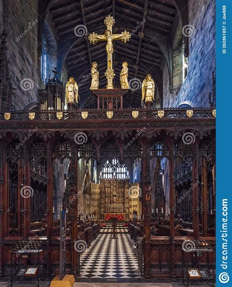 St Nicholas Cathedral Interior, Newcastle upon Tyne, UK Stock Image