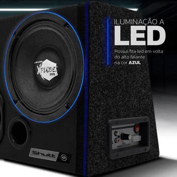 Caixa Trio Som Polegadas Amplificada W Woofer Shutt Xplode Corneta