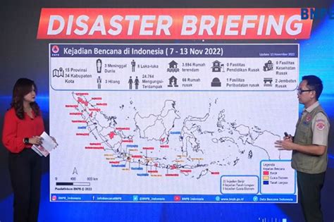 Bnpb Frekuensi Kejadian Bencana Di Pekan Kedua November Menurun