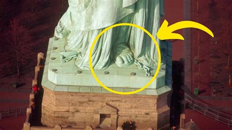 Strange Details About The Statue Of Liberty S Feet Are Throwing