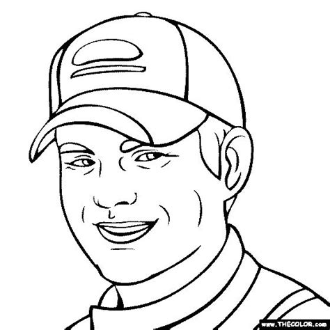 Jeff Gordon Nascar Coloring Pages Coloring Pages