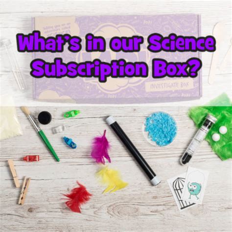 What's in our science subscription box? - Letterbox Lab