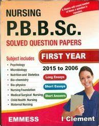 Nursing Msc Solved Question Paper First Year With Explanatory