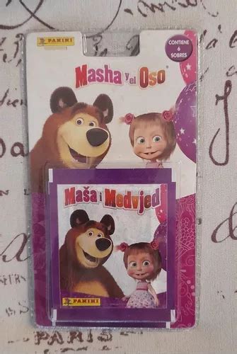 Blister Sellado Masha Y El Oso Panini Con Sobres Cuotas Sin Inter S