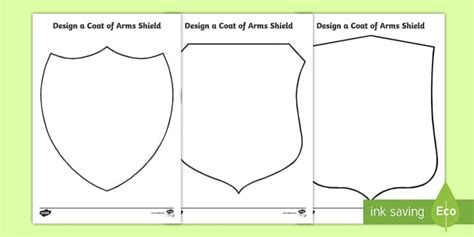 Coat Of Arms Template Classroom Resource Teacher Made