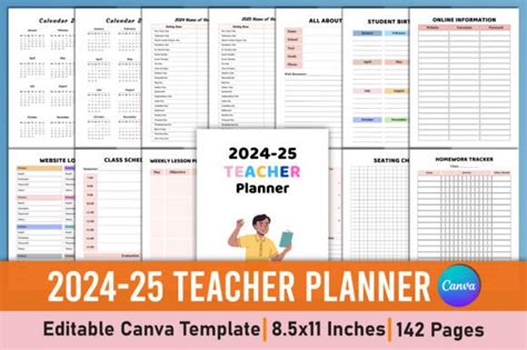 Teacher Planner Designs Graphics