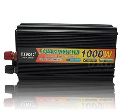 Преобразователь инвертор Ukc 12v 220v 1000w Черный Gr004210 фото отзывы характеристики в